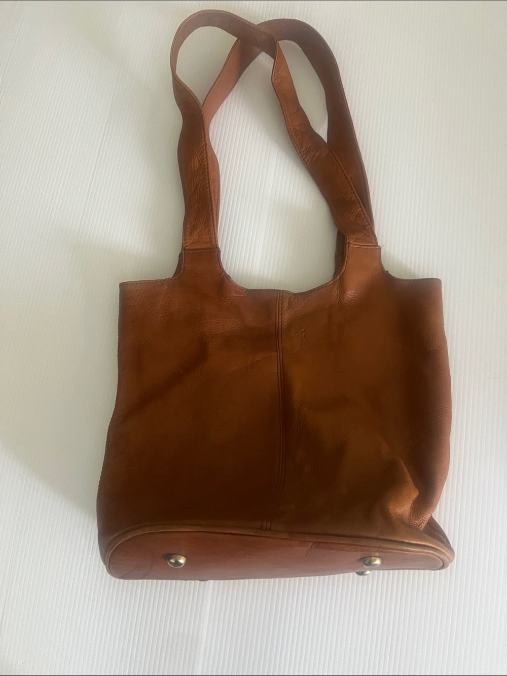 Frye bucket leather bag Y2K HOBO